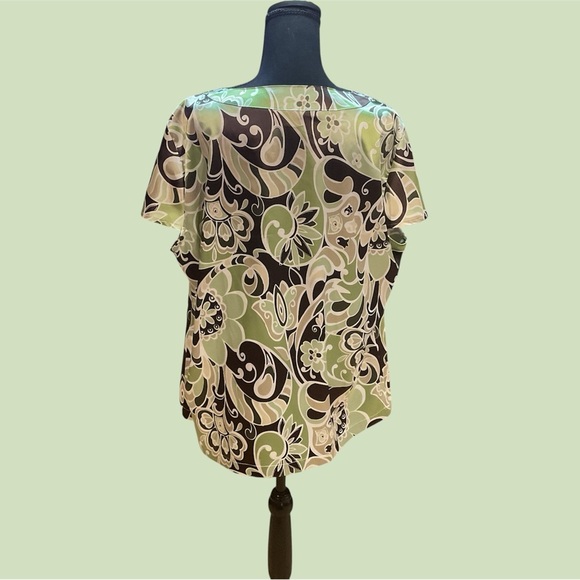 WOMENS SIZE 1X PULLOVER TOP BY APT. 9 GENTLY WORN - Picture 2 of 3